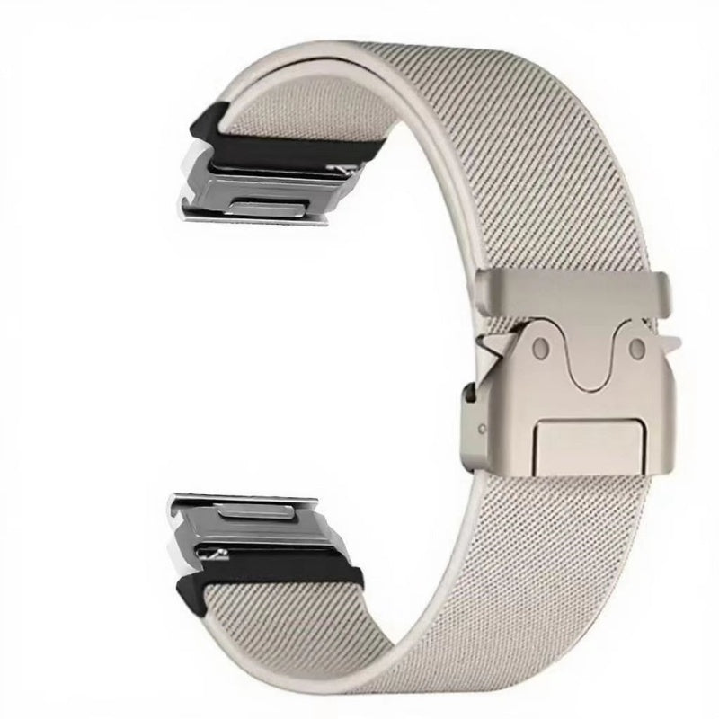 Elastic String Fabric Woven Men Watch Strap