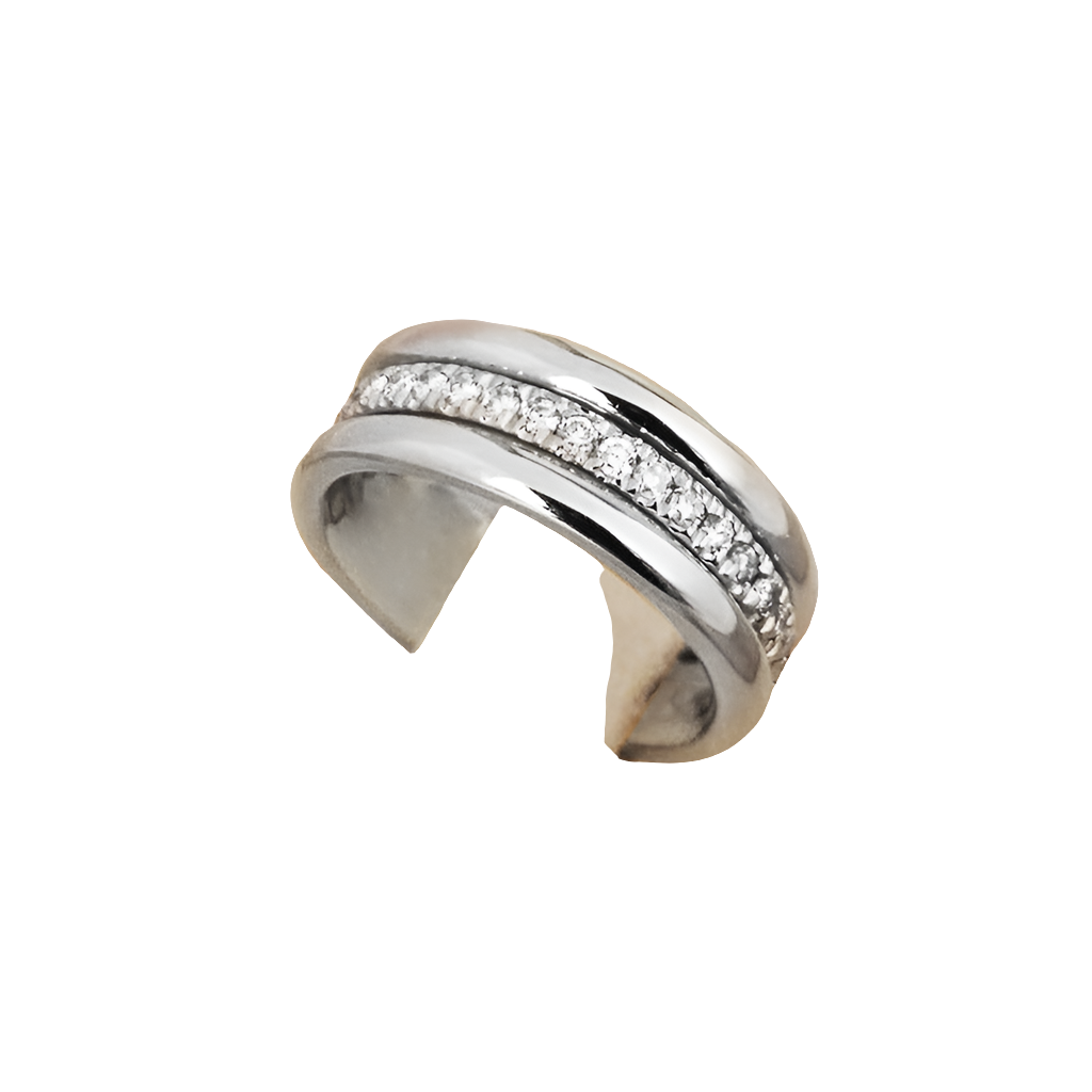 Copper Plated Rhinestone Fashion Rings