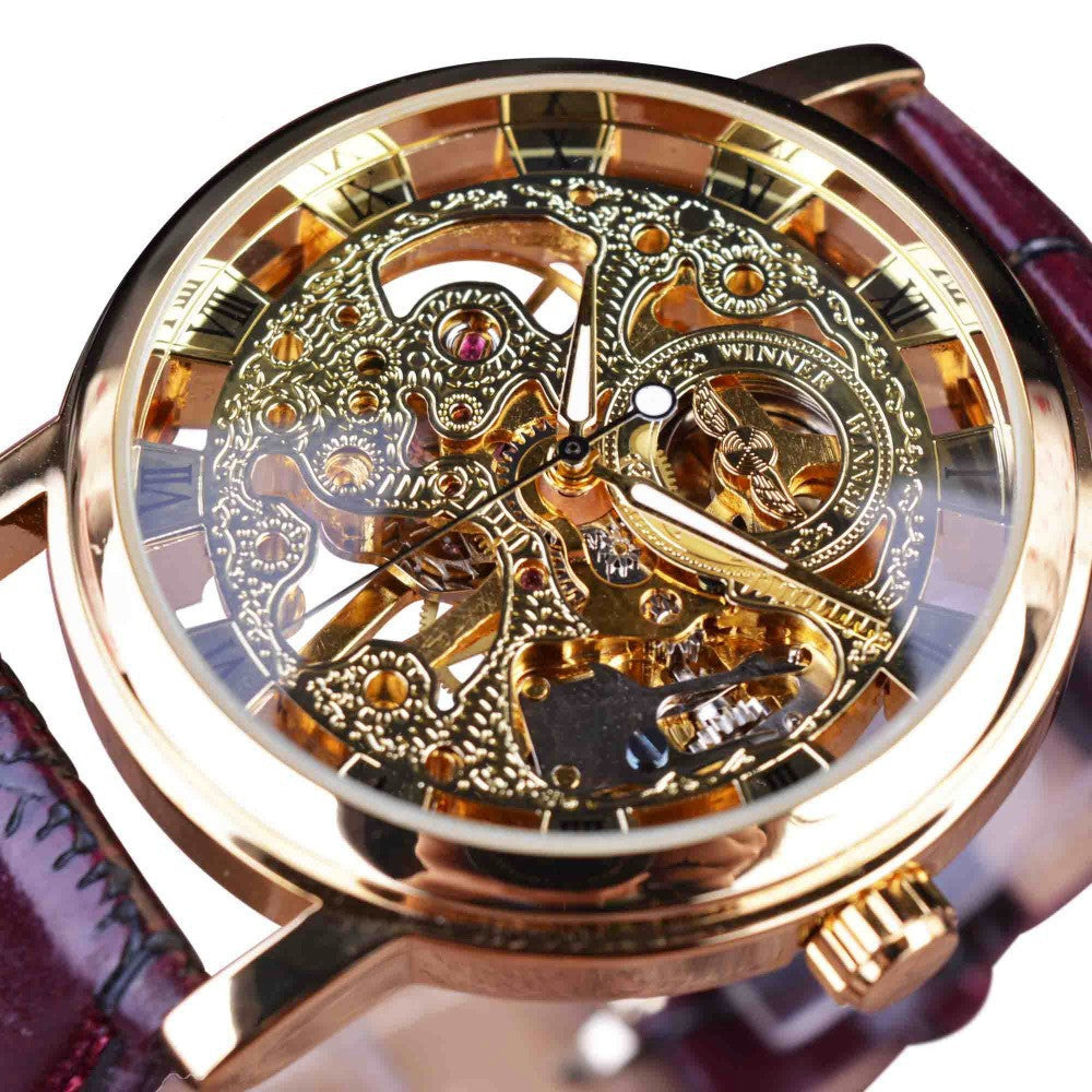 Mechanical Gent's Skeptical Dial Watch