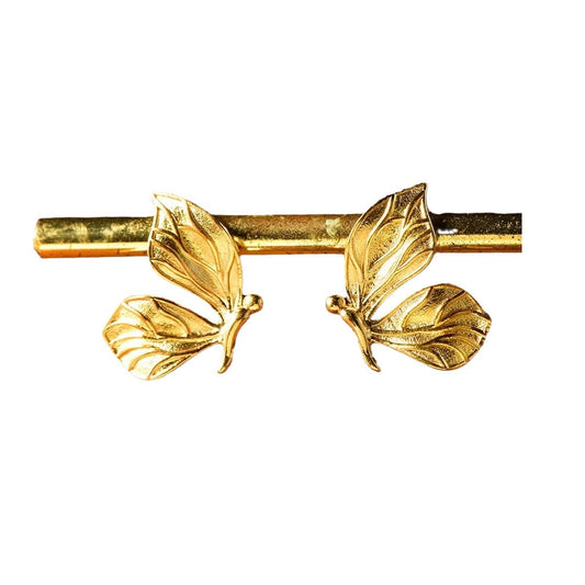 18K Golden Butterfly Earrings