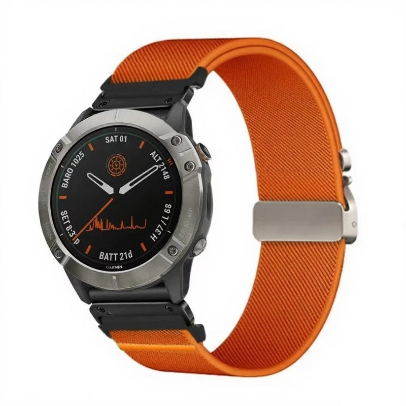 Elastic String Fabric Woven Men Watch Strap