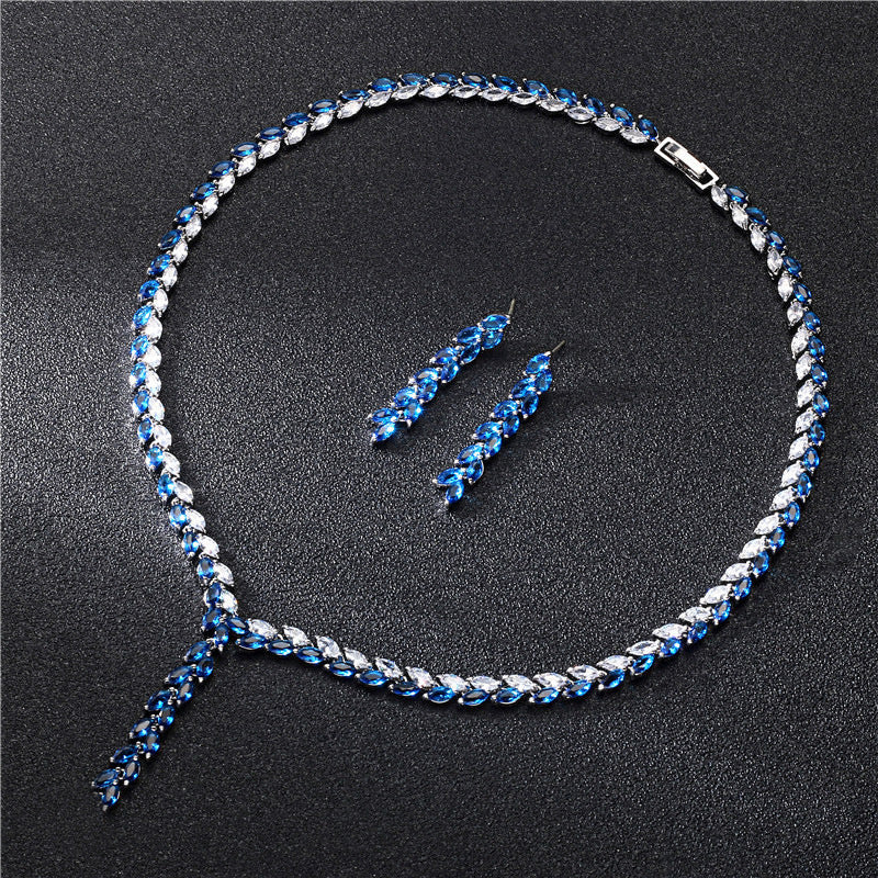 Bridal Wedding Necklace & Earrings Set