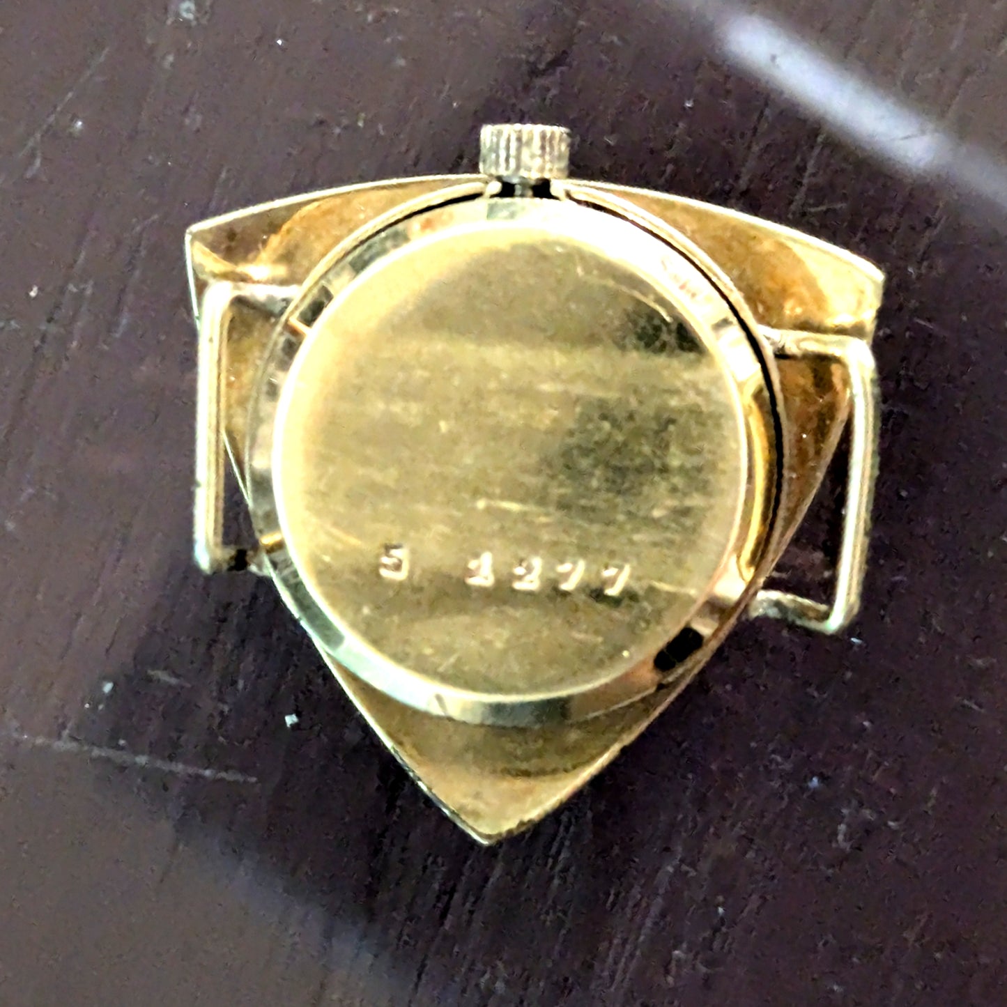 Bucherer 10k Rolled Gold Abstract Manual Wibd Lady's Watch