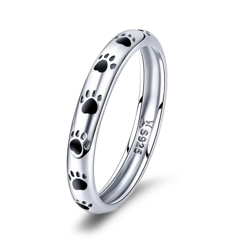 Sterling Silver Lady's Engagement Style Rings