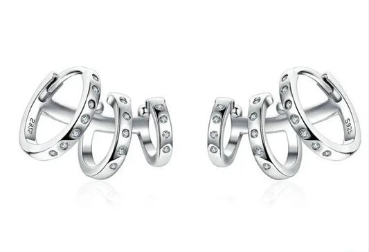 Sterling Silver Beautiful Ear Cuffs