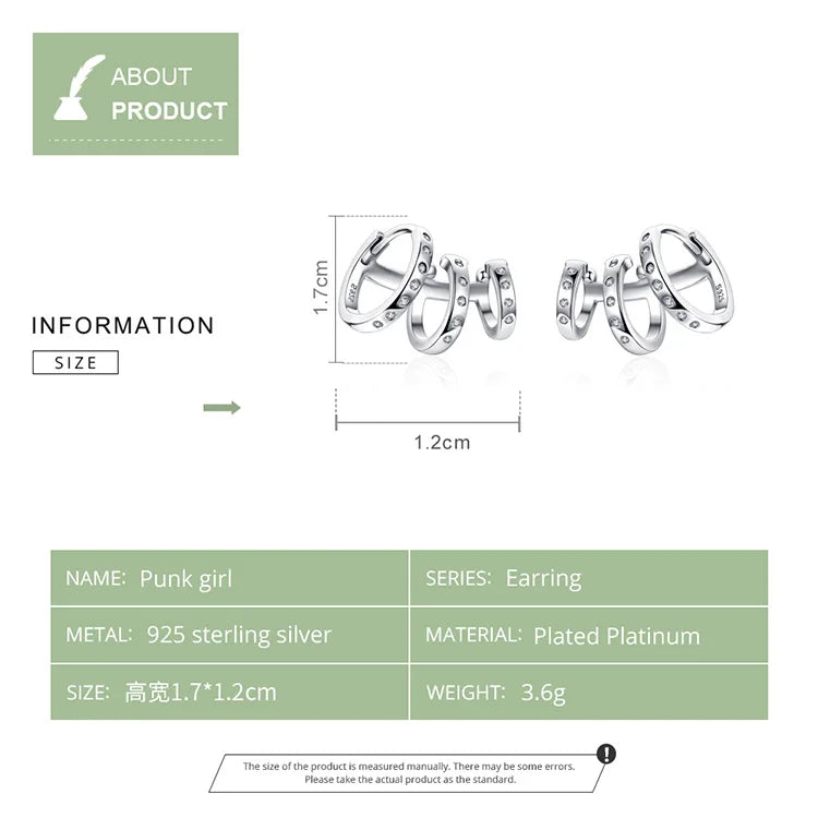 Sterling Silver Beautiful Ear Cuffs