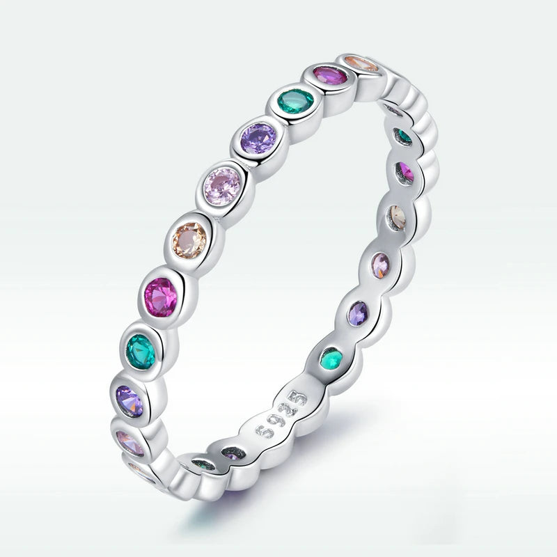 Sterling Silver Lady's Engagement Style Rings