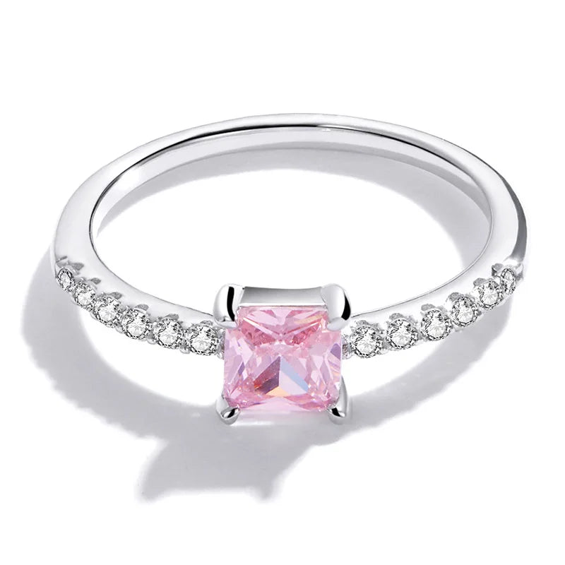 Sterling Silver Lady's Engagement Style Rings