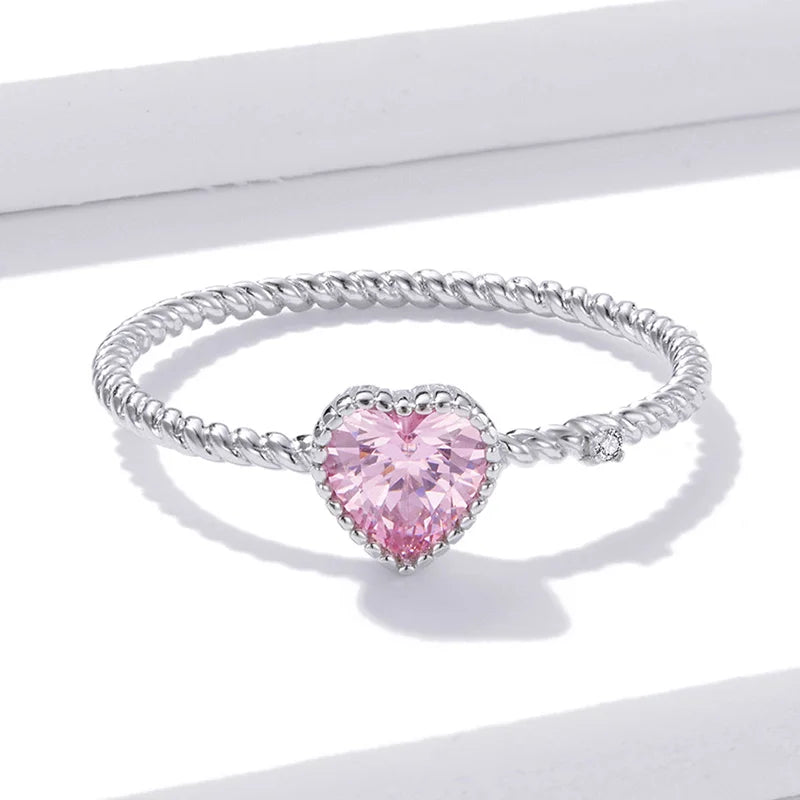 Sterling Silver Lady's Engagement Style Rings