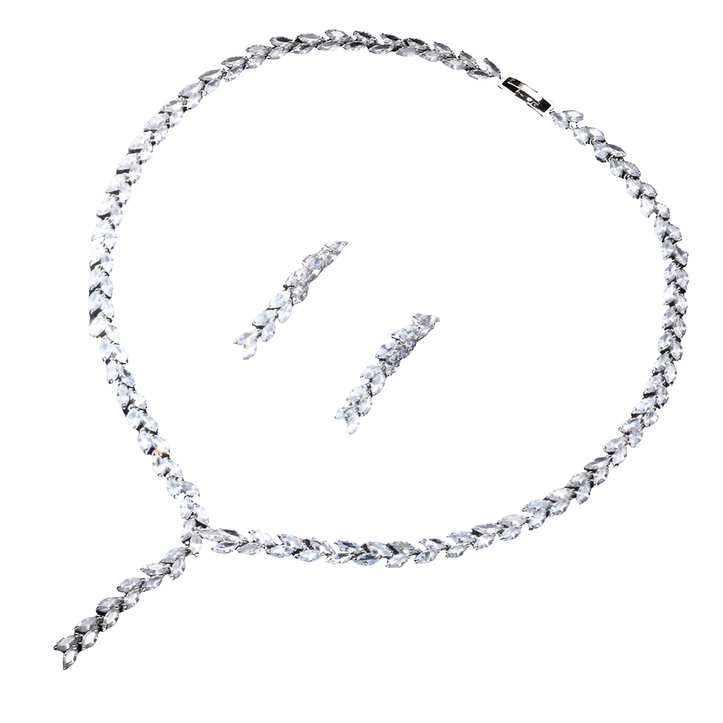 Bridal Wedding Necklace & Earrings Set
