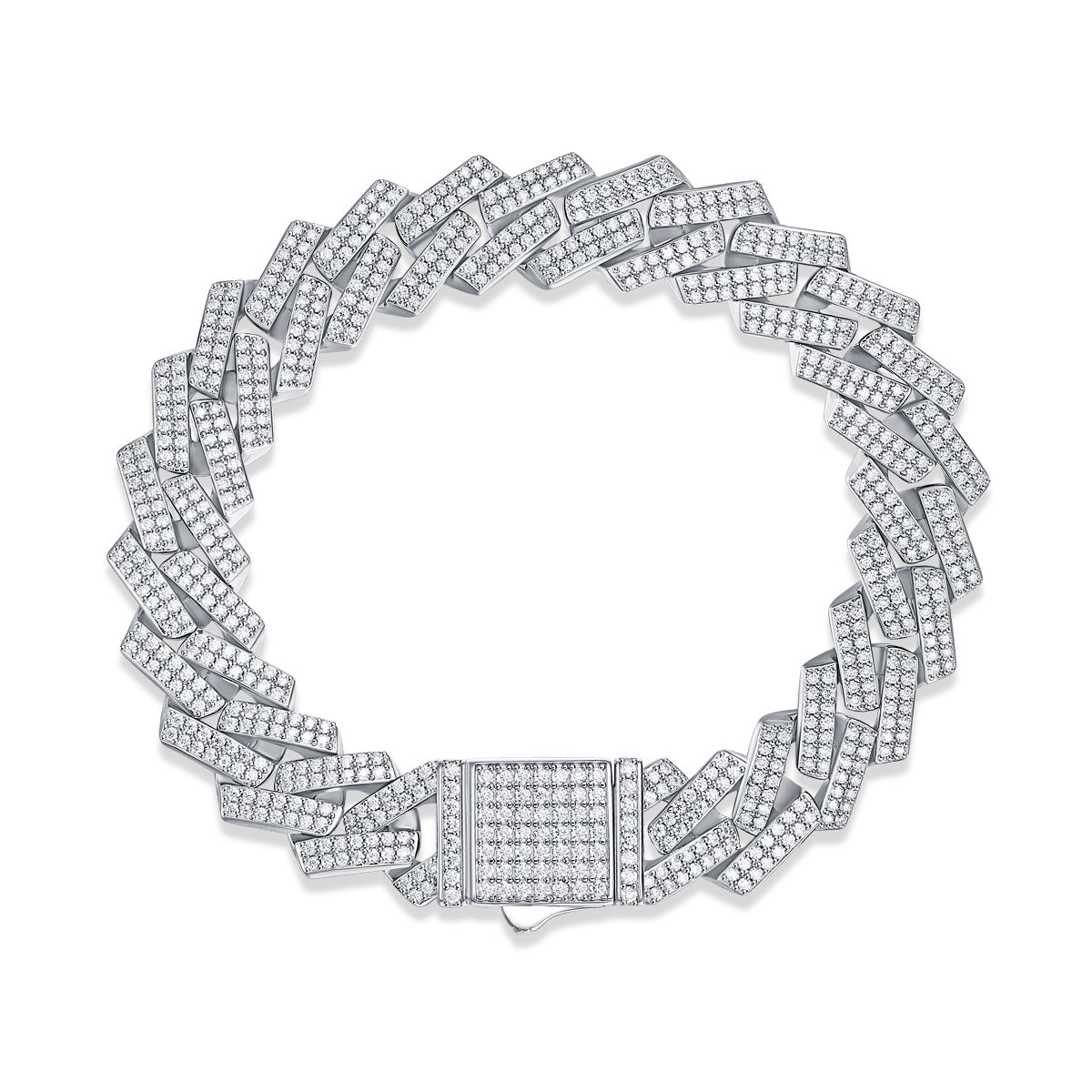 Sterling Silver Mosanite Diamond Luxury Bracelets