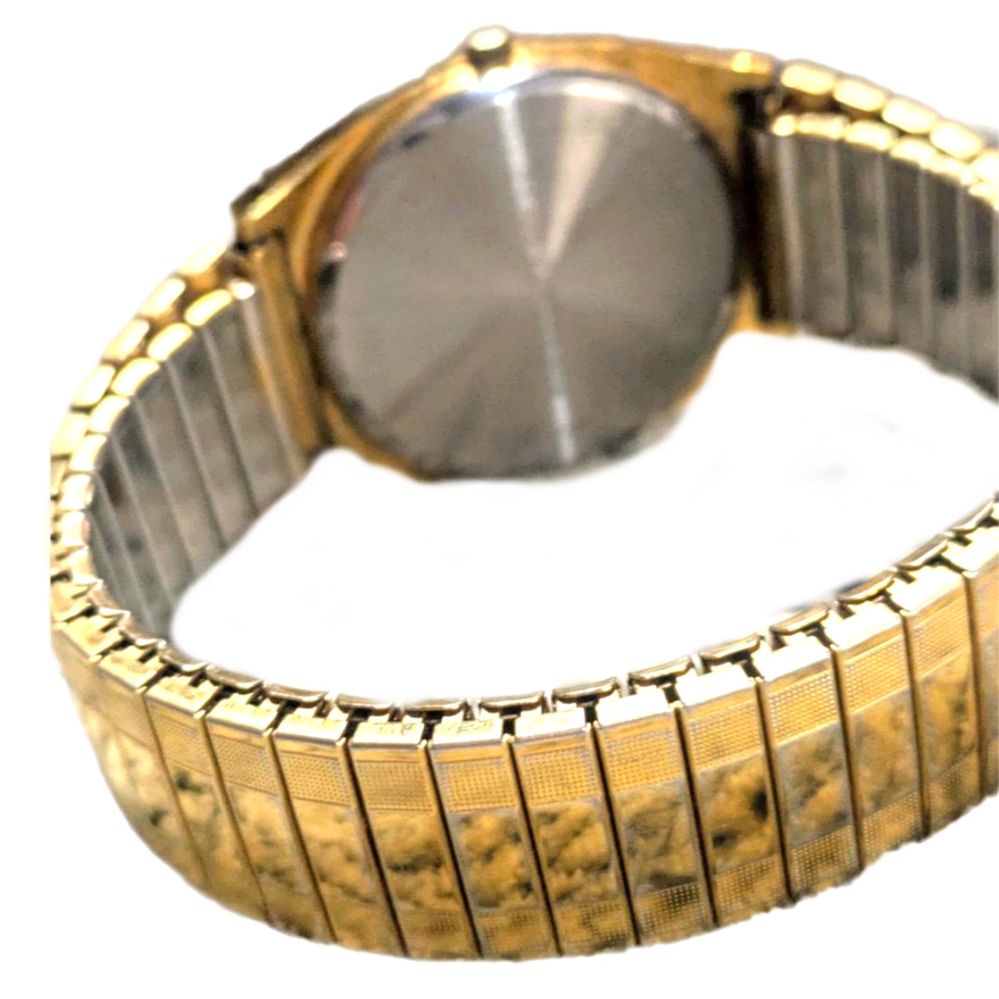 Jules Jurgenson Gent's Gold Steel Dress Watch Vintage