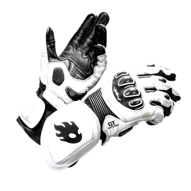 Glove Motorcycle Track Long Carbon Fiber