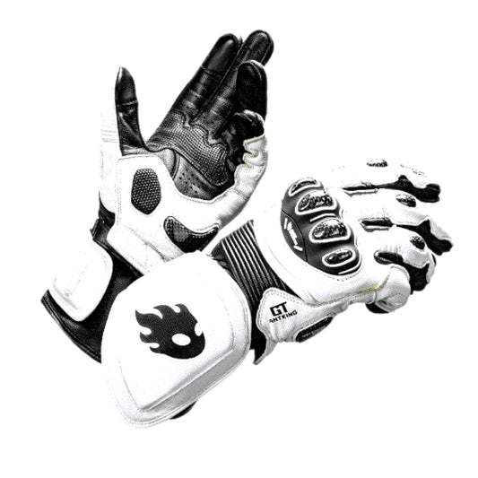 Glove Motorcycle Track Long Carbon Fiber
