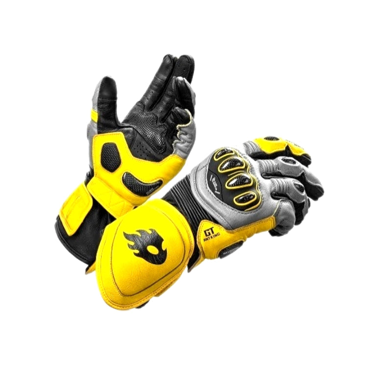 Glove Motorcycle Track Long Carbon Fiber